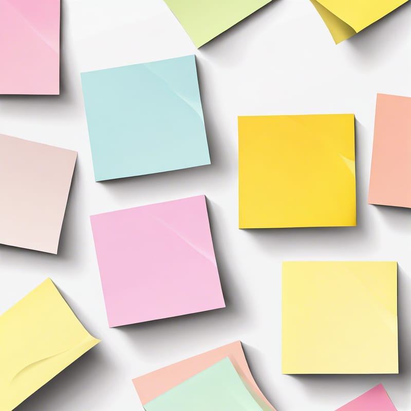 sticky notes