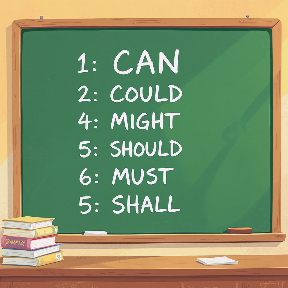 Engelske modalverber: can, could, should, must og flere
